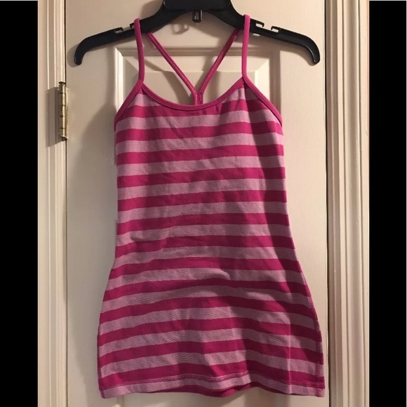 lululemon athletica Tops - Lululemon Power Y tank in Raspberry